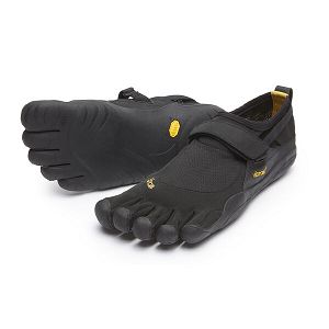Vibram KSO Black Mens Casual Shoes | India-265471